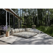 Fauteuil convertible BUCKLE-UP CHAIR OUT - Beige - Design, pratique et ultra résistant - Transformable en matelas d'extérieur_3