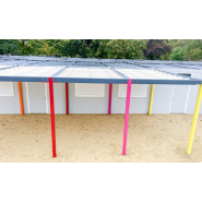 Préau couvert sur mesure pour établissement scolaire, bâtiment modulaire ou extérieur abrité - Fabrication SITI EUROPE depuis 25 ans_3