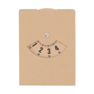 Disque de stationnement en papier kraft - impression incluse - minimum 100 pièces_3