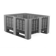 Caisse-palette monobloc étanche en plastique - 120 x 100 cm - Hauteur 90 cm - Capacité 800 litres - Modèle CaissPal Embalogik_3