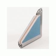 Cloison acoustique 6493 - tissu tendu sur mousse de mélamine non feu M1 et panneau central MDF_3