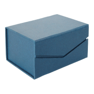 Bloc prisme en verre - transparent - livré dans boîte cadeau bleue - 583,33 g_3