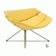 Fauteuil Radar - Softline - Felt Jaune 579_3