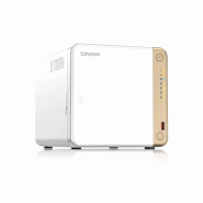 QNAP TS-462-2G serveur de stockage NAS Tower Intel® Celeron® N4505 2 Go DDR4 0 To QNAP QTS Blanc_3