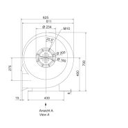 Ventilateur ATEX conforme DIN EN 14986 pour atmosphères explosives