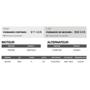 Ap-1005 50 hz triphasé groupe électrogène en container - 999,1 kva