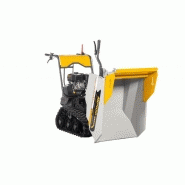 Mini-dumper robuste avec chenilles pour terrains difficiles