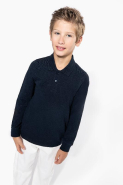 Polo manches longues enfant - Kariban - Réf: K269 - 100% coton, coupe ajustée, plusieurs tailles et couleurs_3