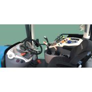 Tracteur Landini série 6C avec circuit hydraulique à débit optimisé