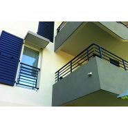 Ariane - Garde-corps en aluminium avec lisses axées - Modèle Horizal à profils ronds_3