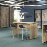 Table haute TAK - Mobel Linea - Acacia clair, 160 x 80 cm_3