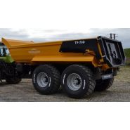 Remorque TP avec essieux tandem ou tridem adaptés