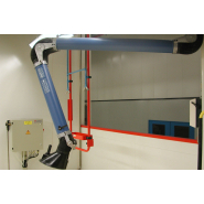 Bras d'aspiration ajustable pour poste de travail