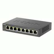 D-Link DGS-1008P/E commutateur réseau Non-géré L2 Gigabit Ethernet (10/100/1000) Connexion Ethernet,_3