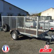 Plateau basculant Trigano avec roue jockey et mini-ridelles