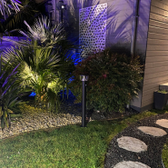 Borne solaire LED pour terrasse - Dublin - 600 lumens réels - détecteur de mouvements - 3 modes d'éclairage_3