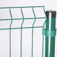 Sachet de 4 colliers verts pour poteaux de diamètre 48mm et panneaux ARISTA ECO