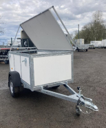 Remorque fourgon - 2,00 x 1,00 x 0,60m - 750 KG - VDM RBA2001007501BL_3