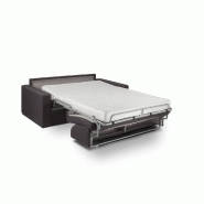CANAPÉ CONVERTIBLE NIGHT EXPRESS 120 CM MATELAS 14 CM POLYURÉTHANE BLANC_3