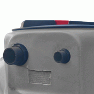 Cuve 1500l Aérienne De Récupération D'eau - Réservoir Cylindrique Gris - Elbi Pa1500_3