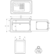 Coffre-fort Edimbourg - 2 pênes - serrure électronique motorisée - combinaison modifiable - garantie 5 ans_3