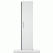 Composition lit escamotable angle Vertigo Sofa blanc avec canapé anthracite 160x200 - 411 x 100 cm - Avec colonnes de rangement_3