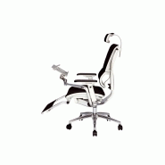 Fauteuil ergonomique Falcon Plus - mécanisme synchrone - accoudoirs 4D - appui-tête multi-directionnel_3