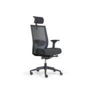 Siège ergonomique de bureau Giant - soutien lombaire réglable, têtière et accoudoirs 3D_3