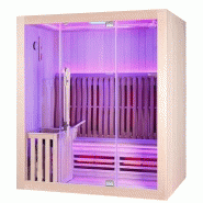 SAUNA COMBI BOREAL® ELÉGANCE 3 - 175X125 INFRAROUGE + VAPEUR_3