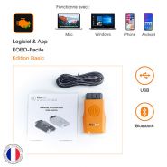 Boîtier Klavkarr 110 léger et pratique pour réaliser un diagnostic moteur avec tableau de bord virtuel