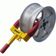 BEEPER - Sabot antivol de roue HL01 - Acier renforcé pour véhicules jusqu'à 265 mm de largeur_3