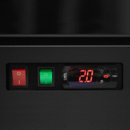 Réfrigérateur vitré - Vitrine Atom Maxi à froid positif - 1 à 3 portes vitrées avec éclairage LED et étagères réglables_3