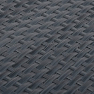 Vidaxl paravent de balcon anthracite 600x80 cm résine tressée 156244_3