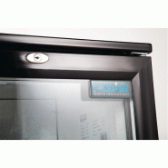 Arrière-bar trois portes pivotantes Série G noir 320L | Polar - GL014_3