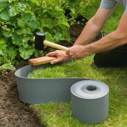 Nature arête de bordure de jardin 0,15x10 m gris 428501_3