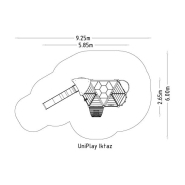 Structure multi-jeux 5 à 12 ans - Uniplay Iktaz - 8049095 - Hags - Poteaux bois et panneaux bois_3