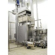 Laveuse industrielle avec programmes personnalisés pour toiles et faisselles de fromage