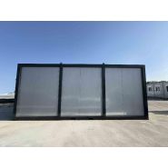 Bungalow de Chantier | Cabane de Chantier  | Container Amenage | Bureau Container | Bureau Conteneur | Modèle Grau 240cmx600cm_3