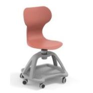Chaise d'école pivotante Mia Store - dossier incurvé, polypropylène, 7,56 kg_3