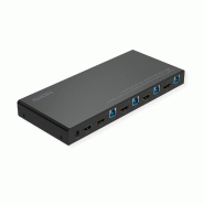 Roline switch kvm, hdmi 4k, usb, 1 user - 4 pc , avec hub usb 3 ports_3