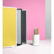 Cloison acoustique TEN-LIMIT - modulable avec cadre aluminium et panneau en fibres PET recyclé_3
