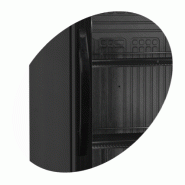 Armoire à boisson 1 porte vitrée LED noir avec 5 clayettes - Réf : CEV425CP-I BLACK_3
