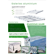 Galerie aluminium soudé