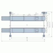 Pont élévateur 4 colonnes 5T avec ciseaux intégré 4T_3