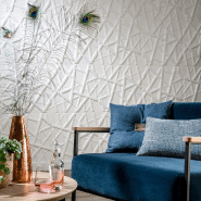 Wallart panneaux muraux 3d olivia 12 pcs ga-wa26 421657_3