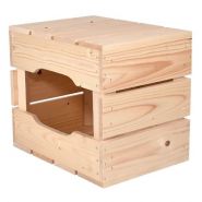 L3 - Caisses en bois Simply à Box - L36 x H31 x P27 cm - Bois brut ou lasuré en 6 coloris_3