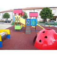 Structure de jeux combinées pour enfants de 3 à 13 ans - Hauteur de chute 1100 mm - GE-2700A - Jolas_3