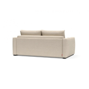 Canapé convertible design COSIAL avec accoudoirs - Innovation Living - tissu Phobos Latte - couchage 160x202 cm_3