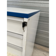 Meuble d'occasion de laboratoire avec 9 tiroirs - verrouillage à clés - ATEX - P21091159_3