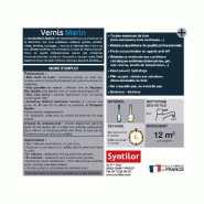 Vernis marin bois SYNTILOR - Incolore brillant 0.25L - Protection UV, sels marins, températures_3